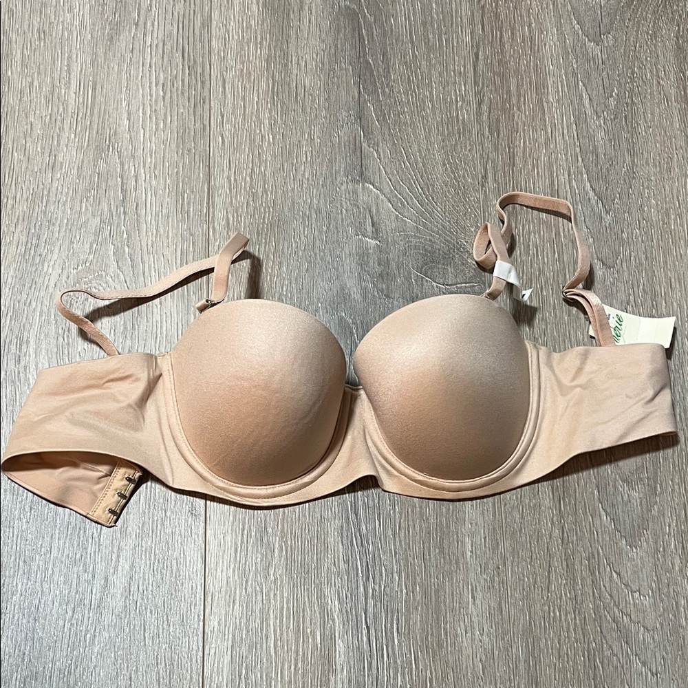 Aerie Nude Strapless Underwire Bra